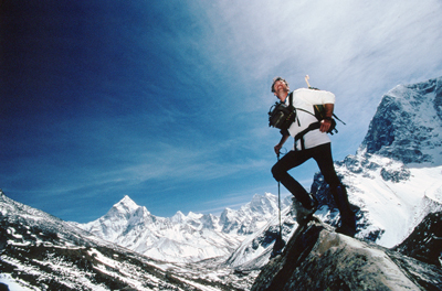 Tom Whittaker Climbing Everest